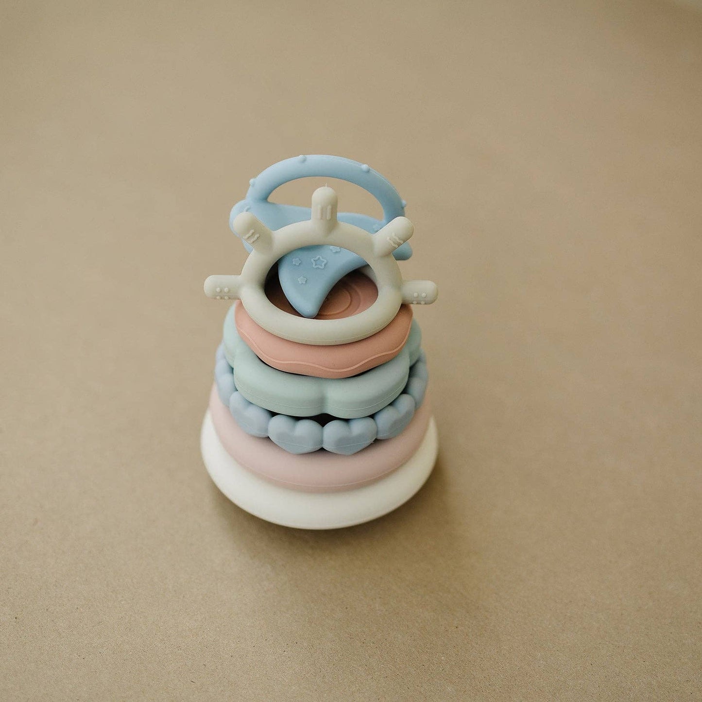 Classic Silicone Stacking Teething Toy 