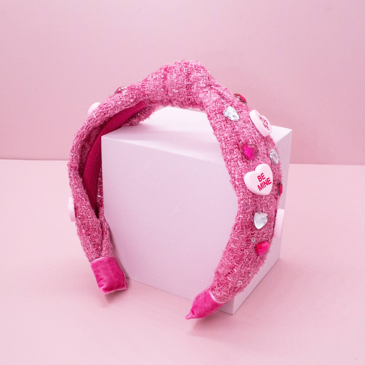Valentine's Day Embellished Knot Headband