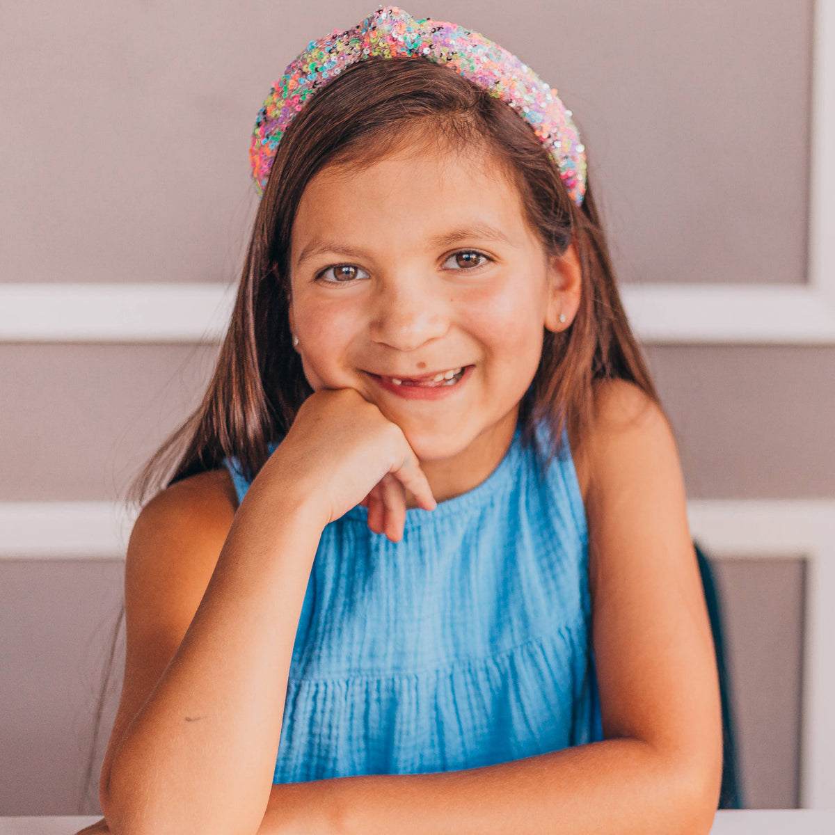 Sequin Knot Headband