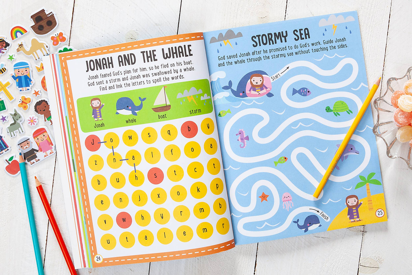 My Bible Stories Activity Book - Blue