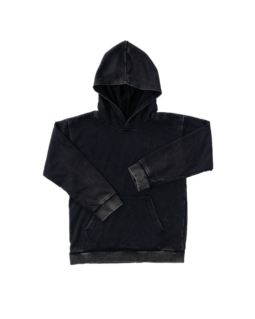 Stonewash Kids Hoodie-Onyx