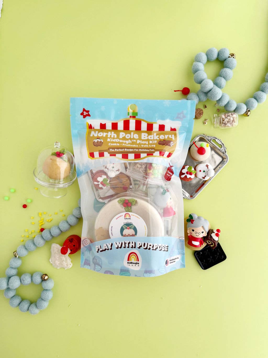 North Pole Bakery KidDough Play Kit by Earth Grown KidDoughs