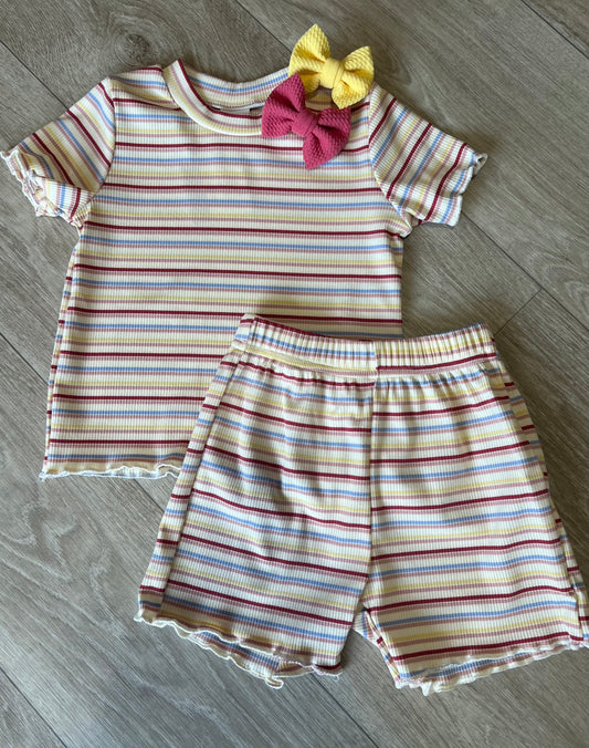 Retro Rainbow Stripe Set