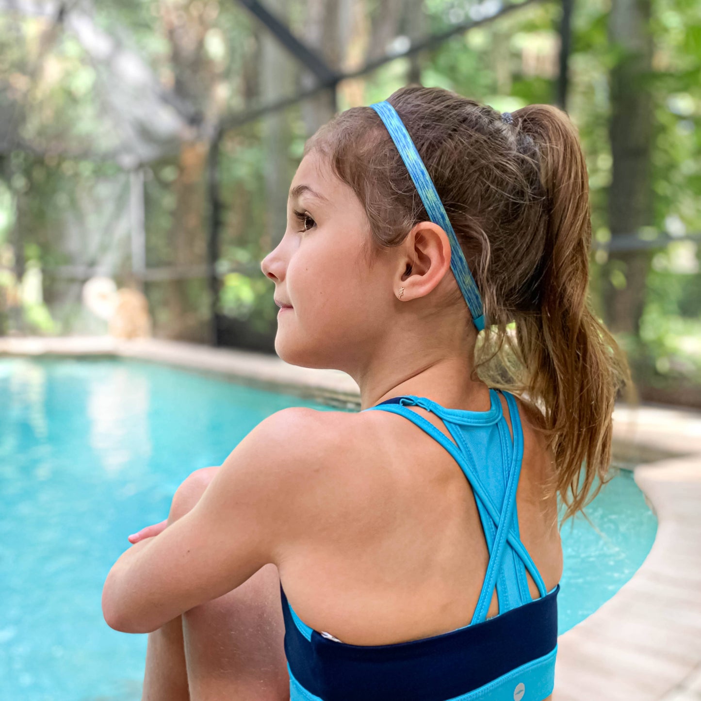 No Slip Elastic Thin Sports Headband