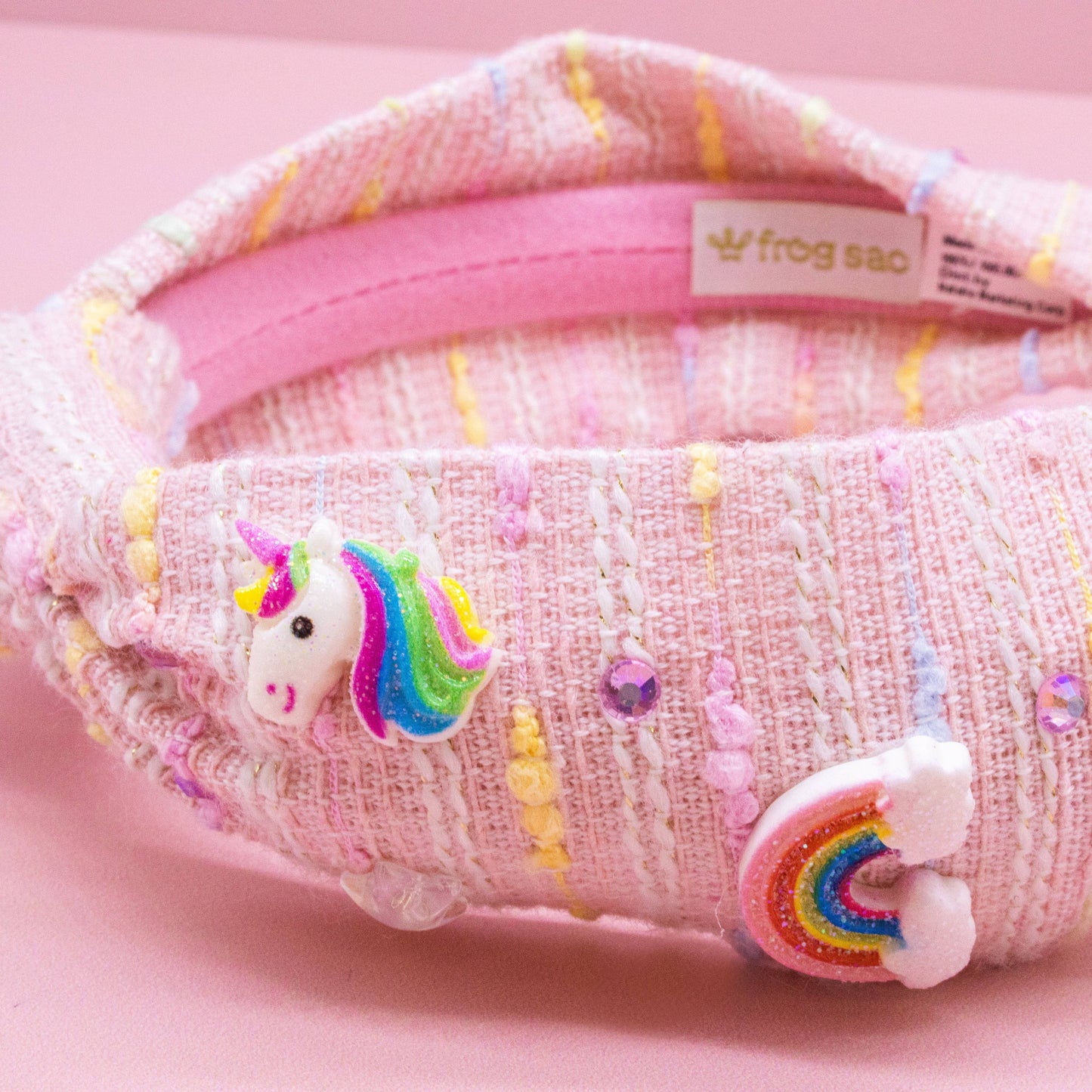 Unicorn Rainbow Knotted Headband