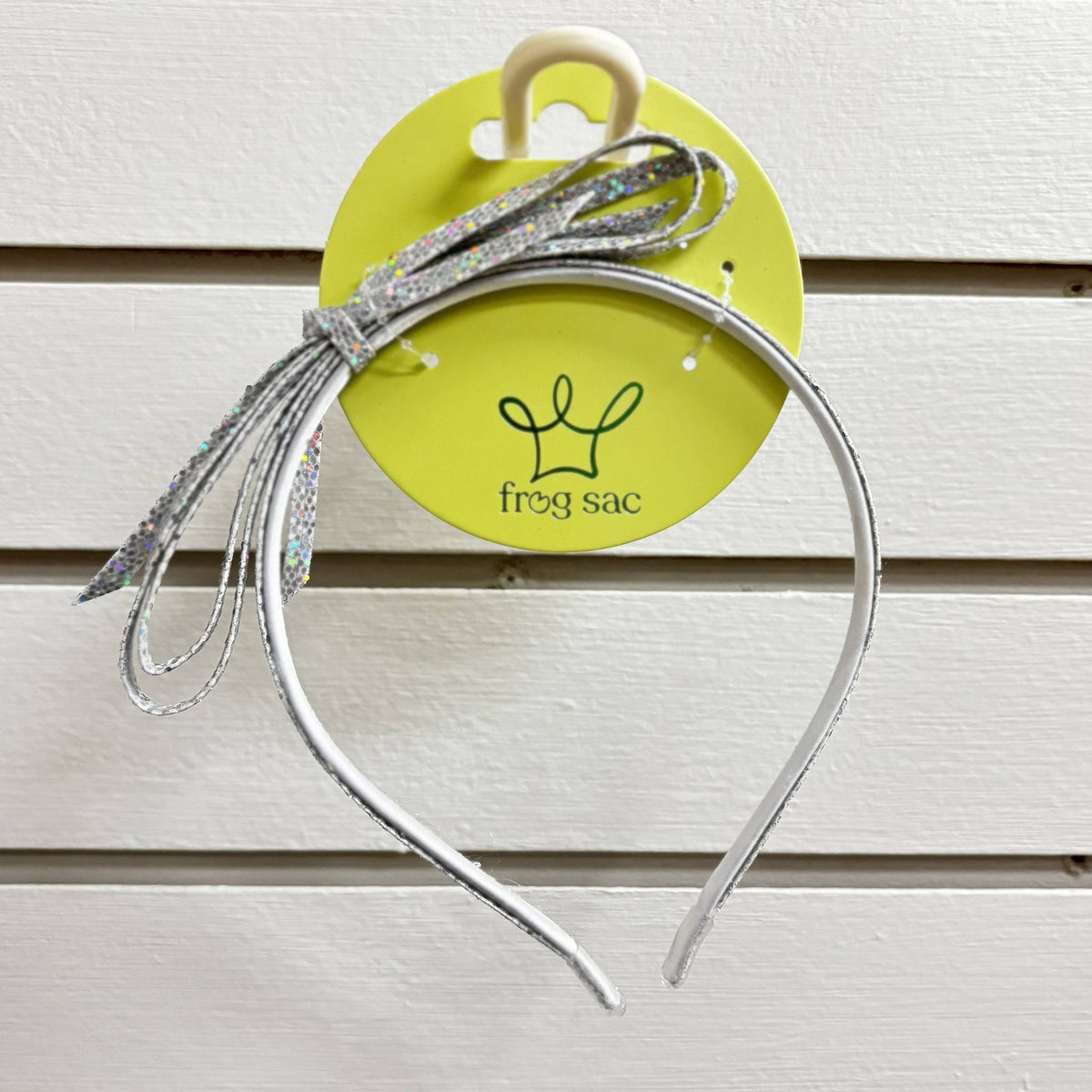 Thin Metallic Bow Headband