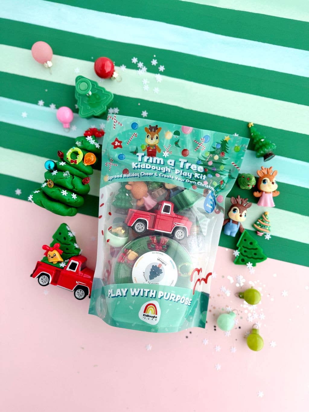 Trim a Tree KidDough Play Kit by Earth Grown KidDoughs