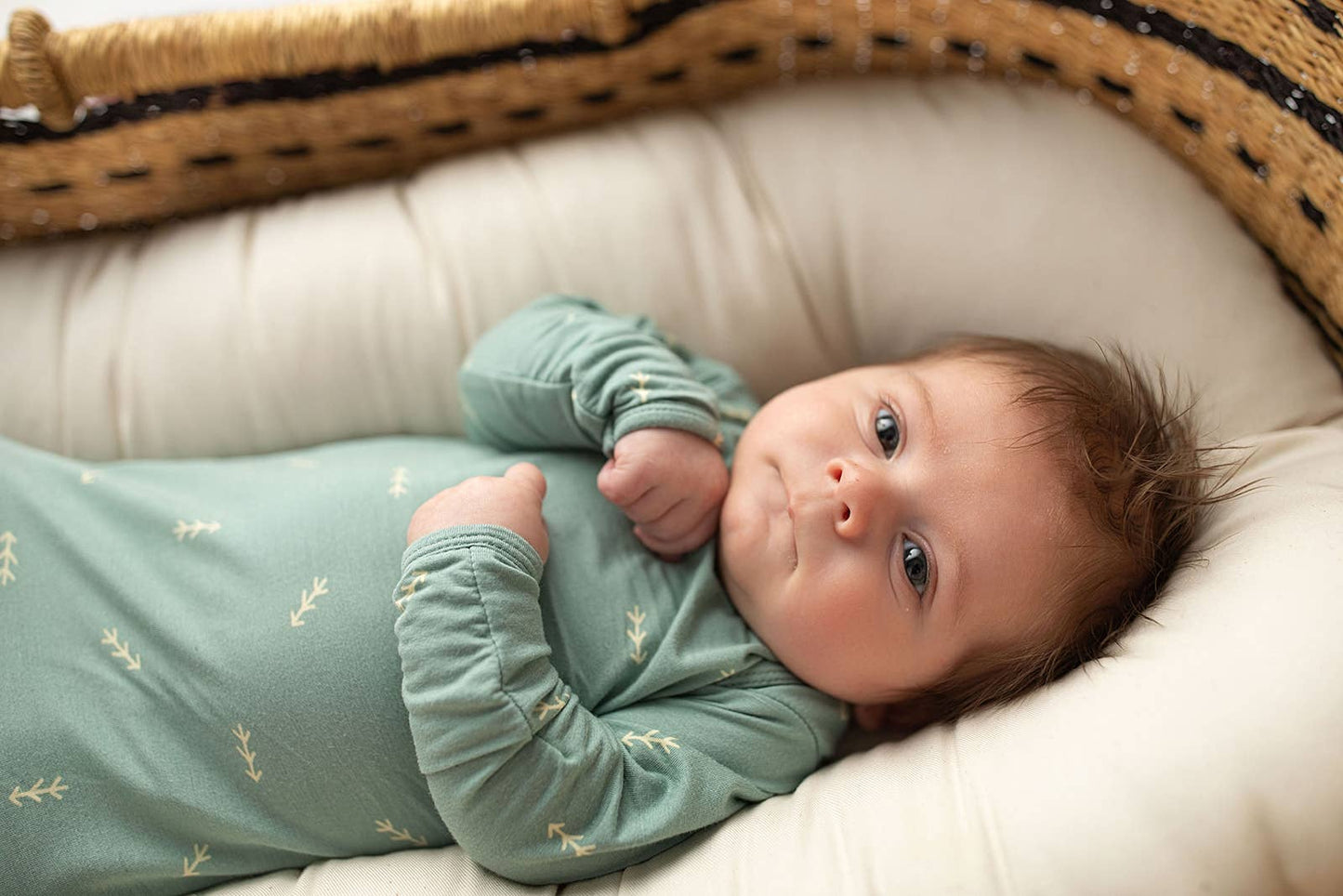Arrow Print Knotted Baby Gown