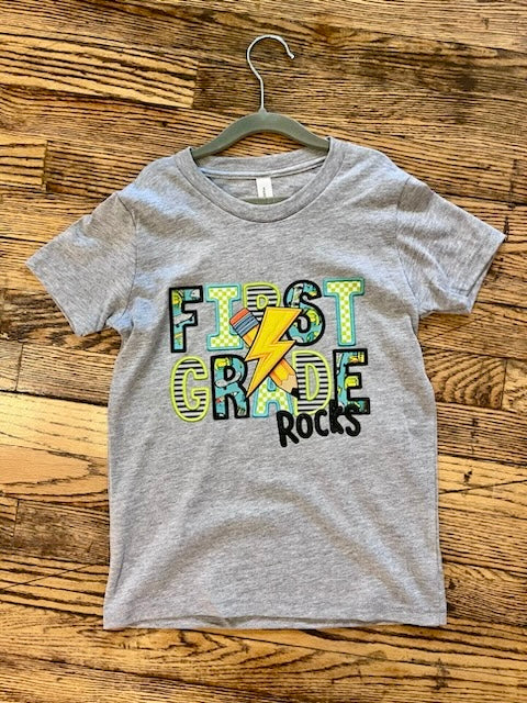 School Rocks Tee-Green