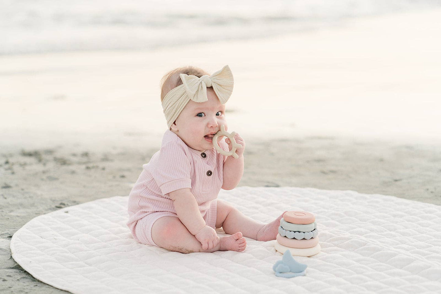 Classic Silicone Stacking Teething Toy 