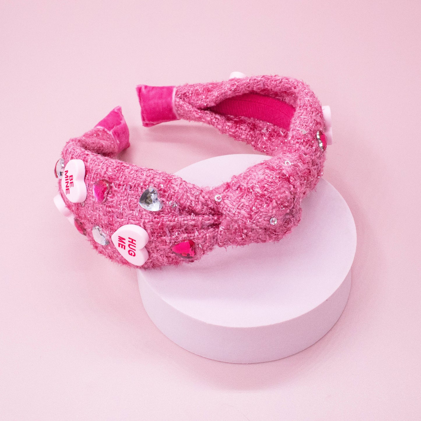Valentine's Day Embellished Knot Headband