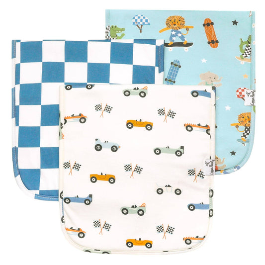 Speedster Premium Burp Cloths - 3 Pack