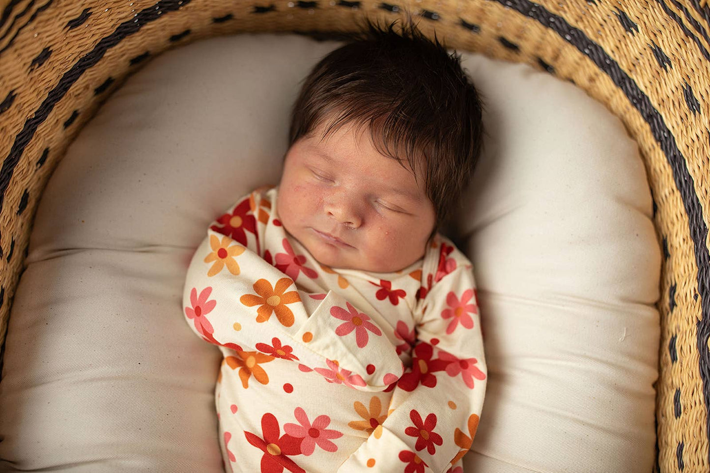 Groovy Flower Knotted Baby Gown