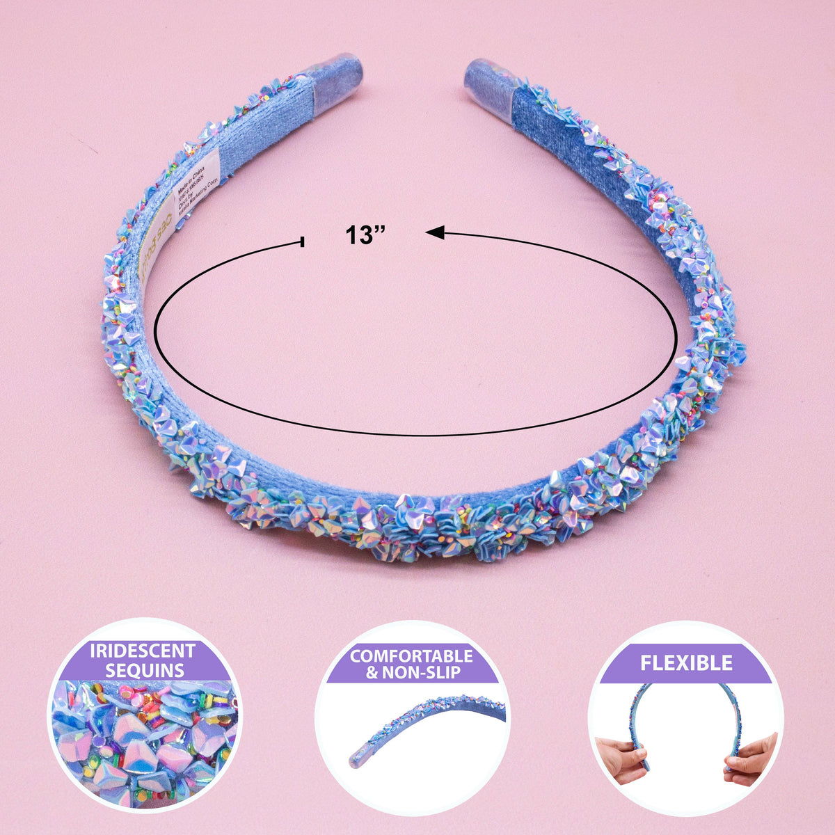 Thin Sequin Headband