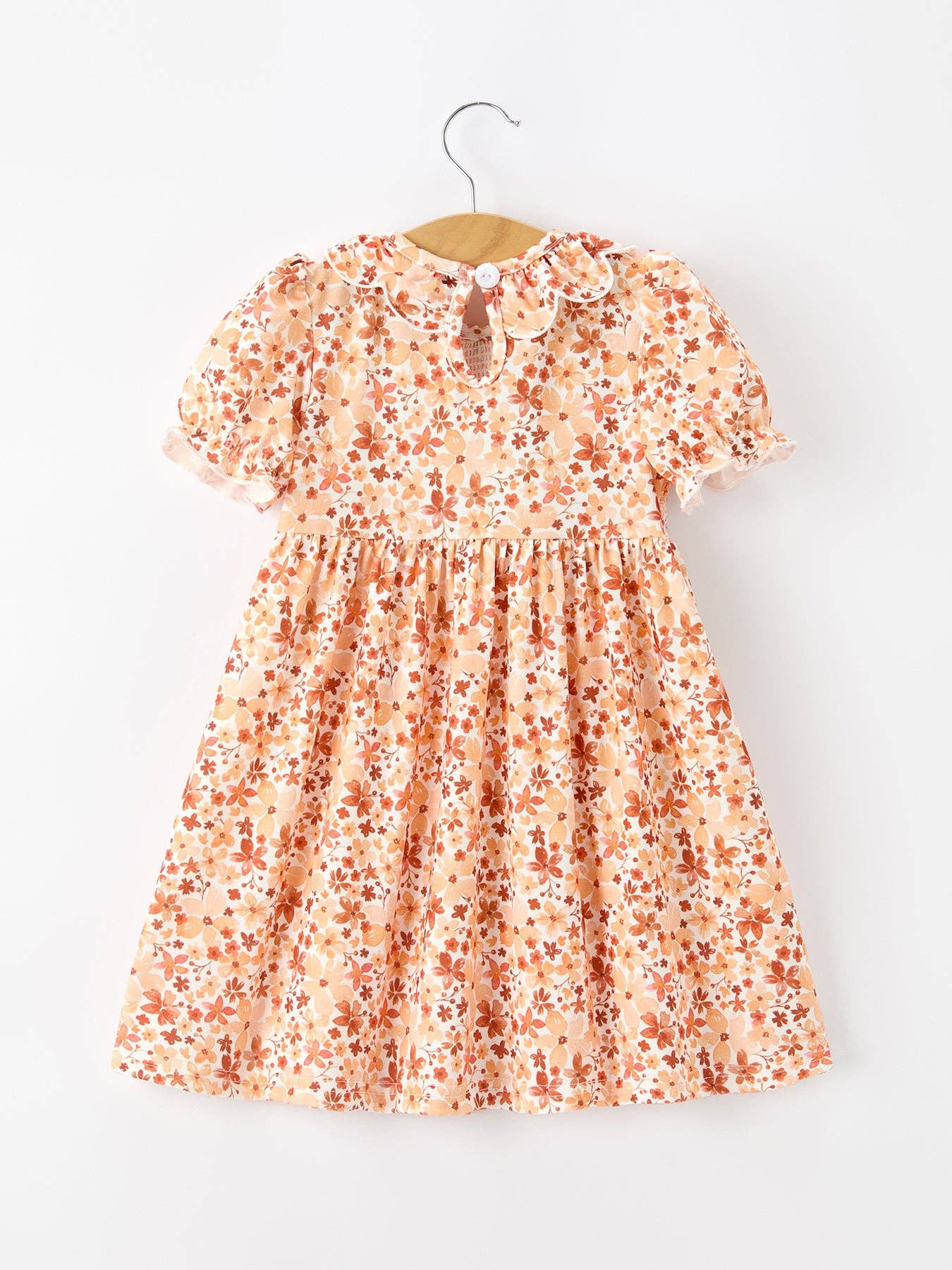 Autumn Bloom Smocked Dress