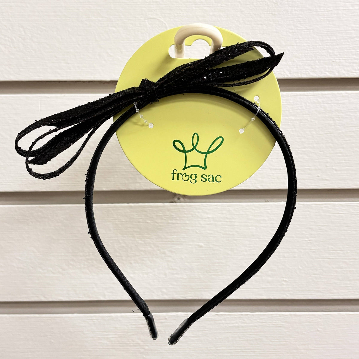 Thin Metallic Bow Headband