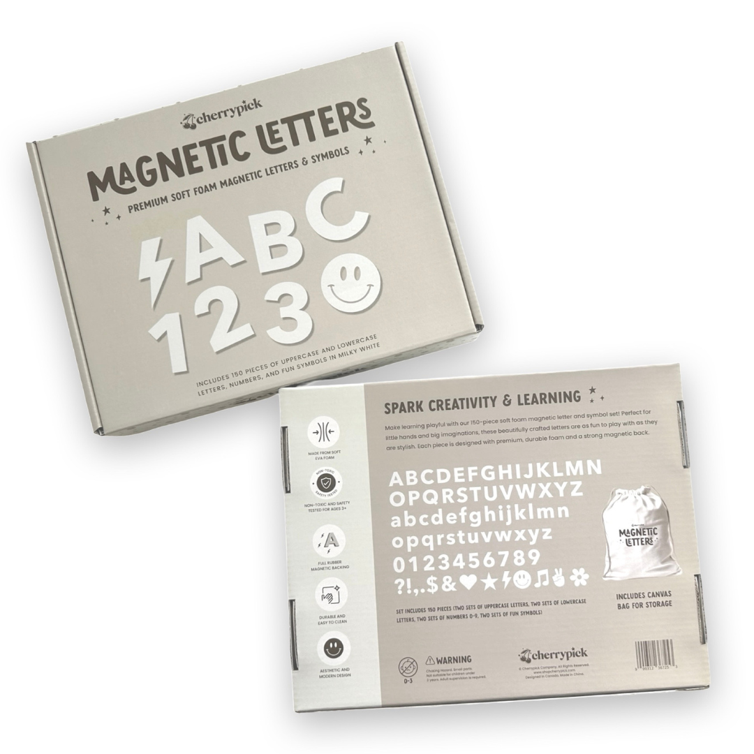 Soft Foam Magnetic Letters & Symbols 150pc Set