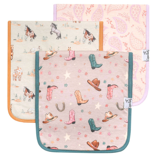 Cheyenne Premium Burp Cloths - 3 Pack