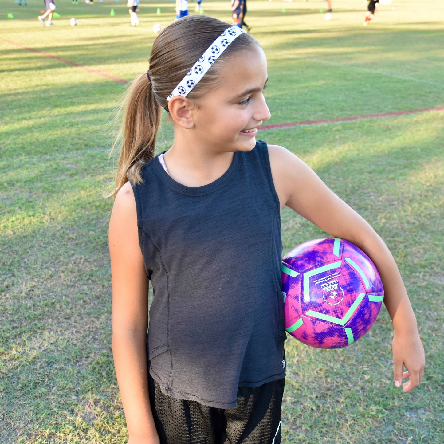 Adjustable No Slip Soccer Headband