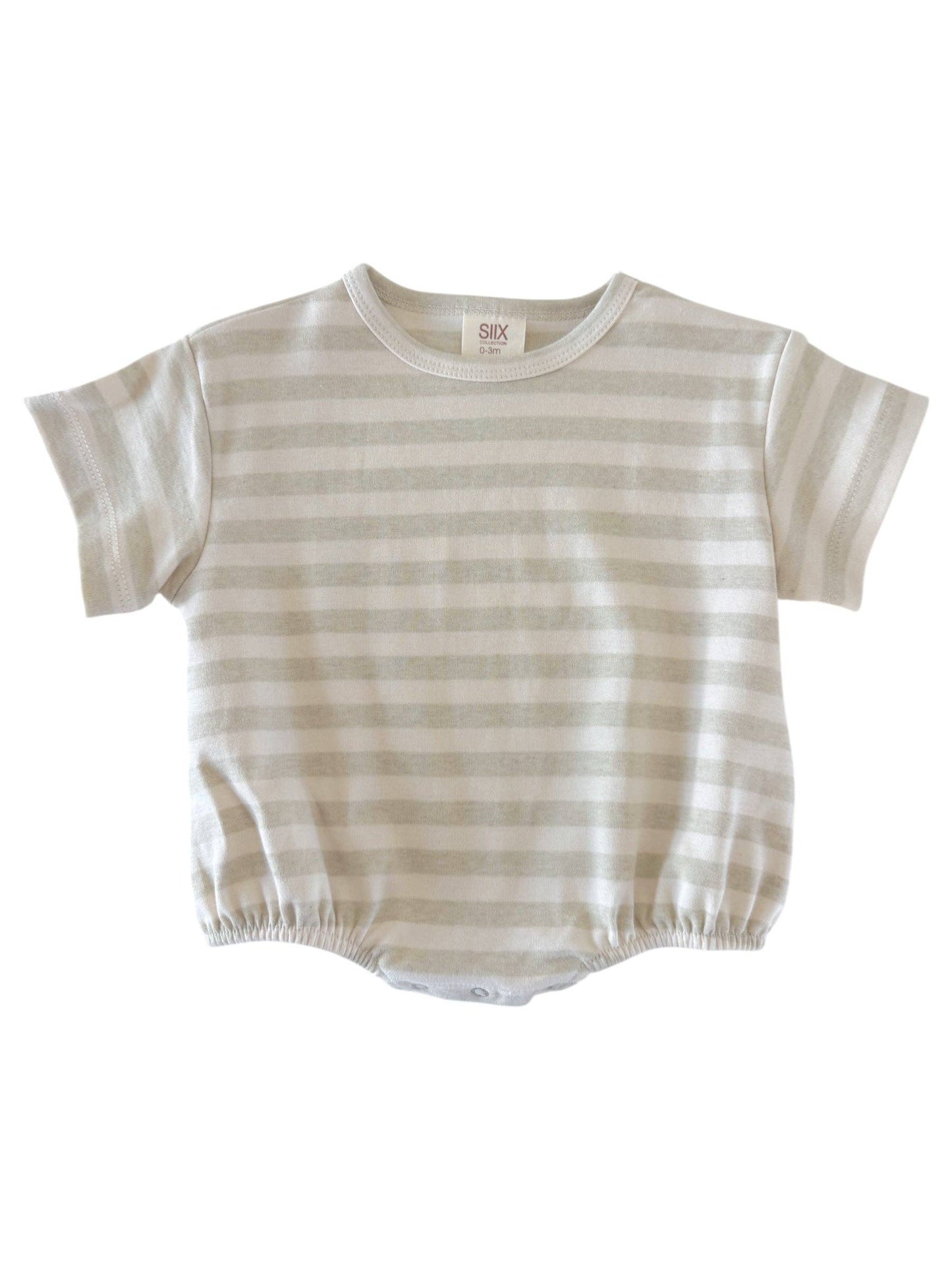 Sage Stripe T-Shirt Bubble