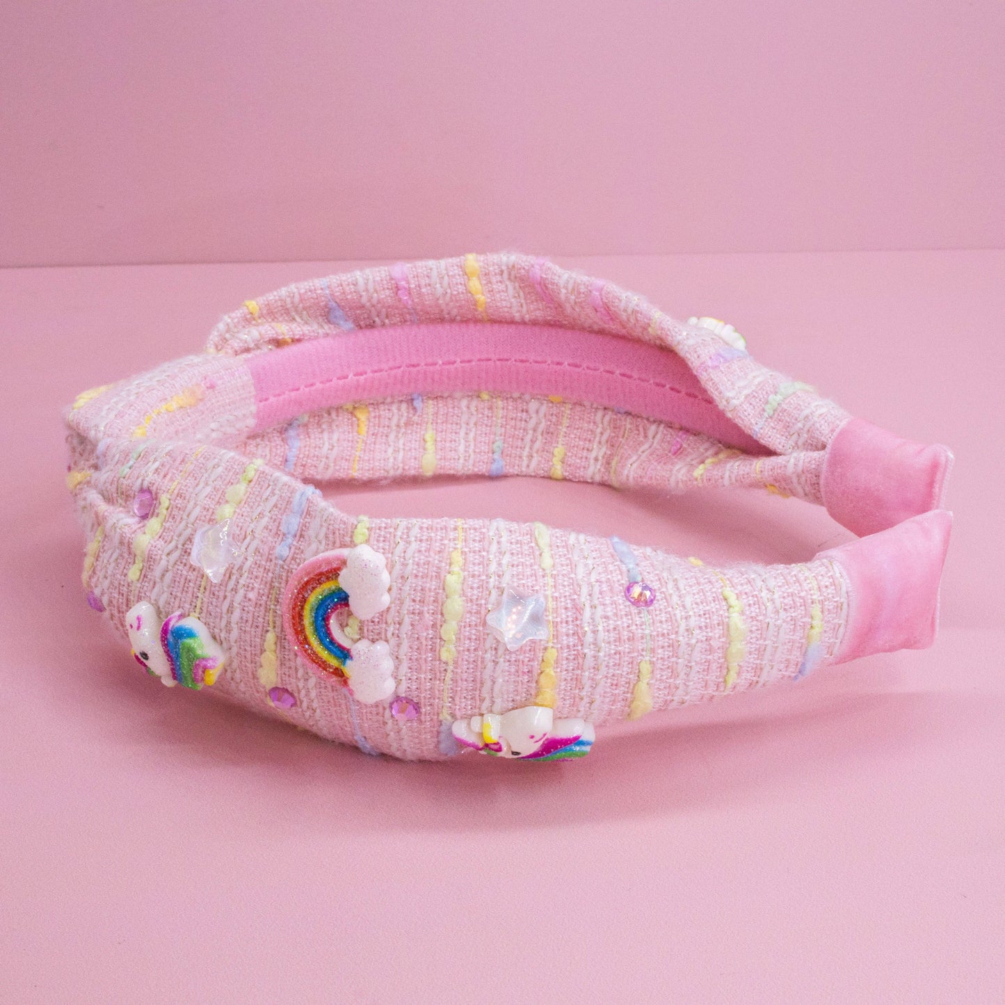 Unicorn Rainbow Knotted Headband