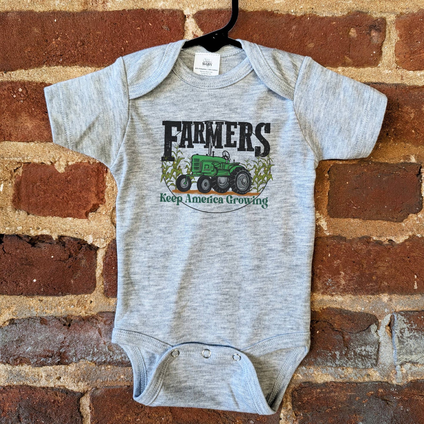 Green Farmers Keep America Growing Onesie