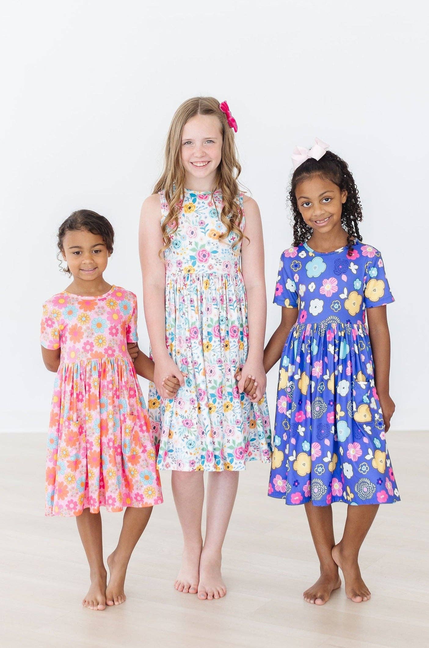 Floral Frenzy Pocket Twirl Dress