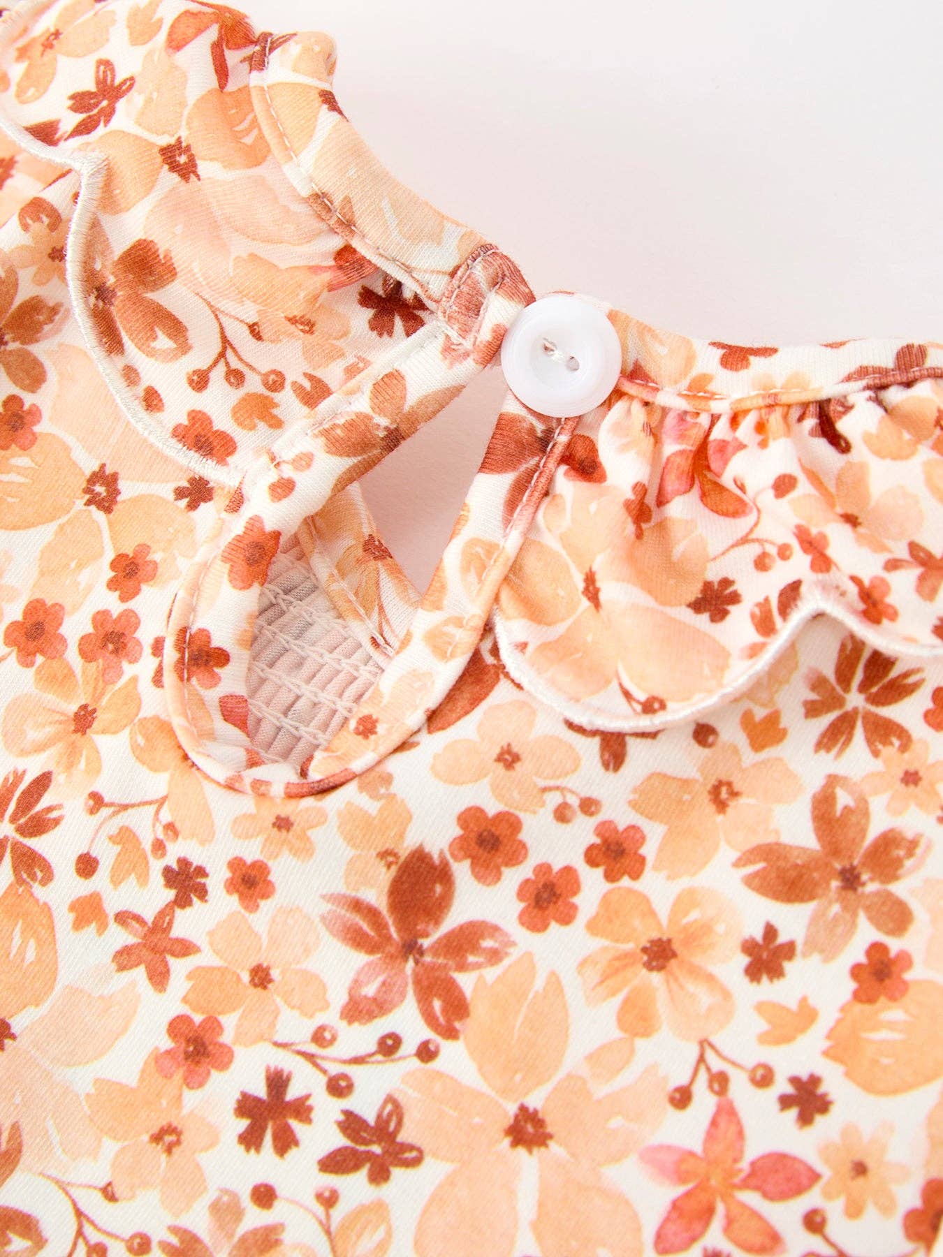Autumn Bloom Smocked Dress
