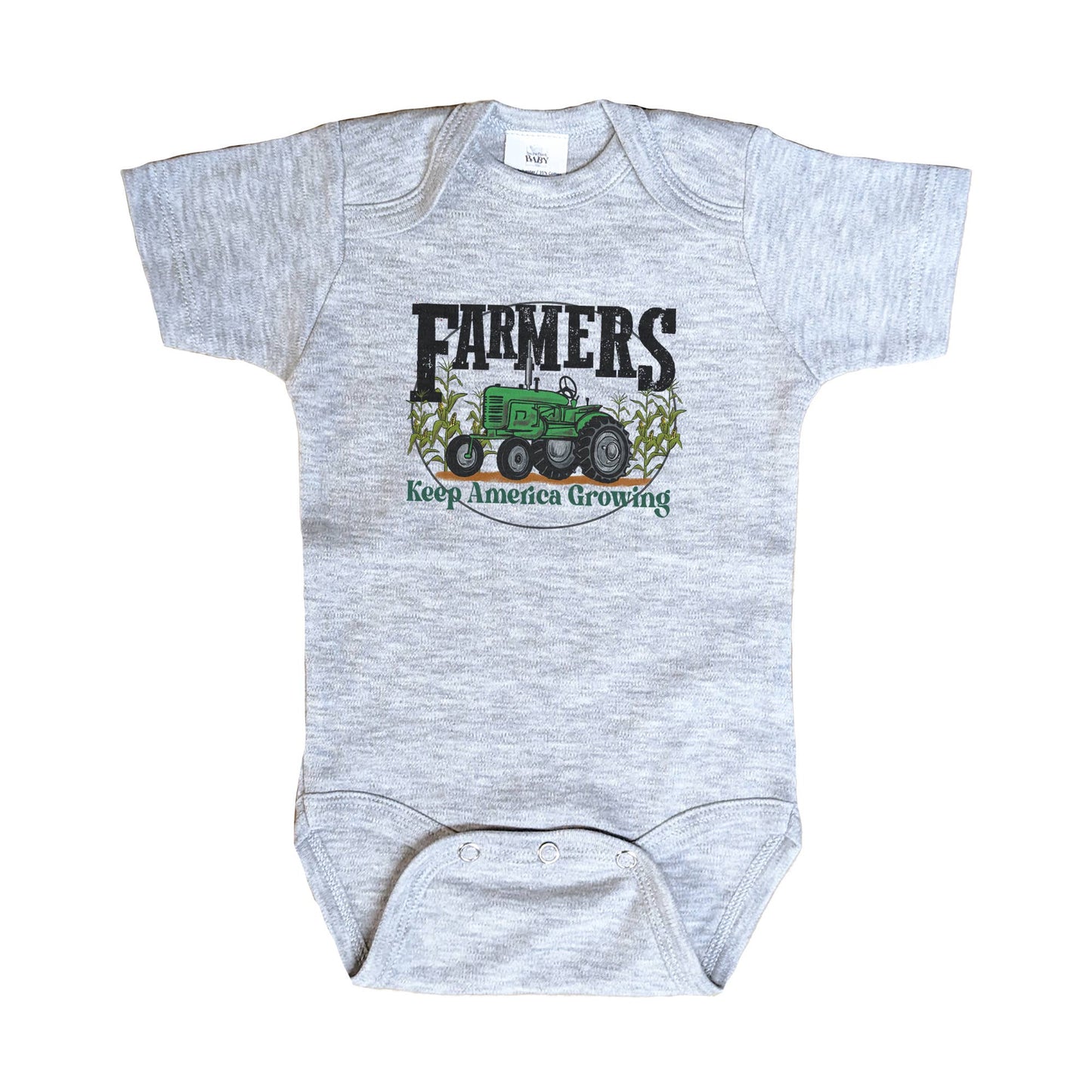 Green Farmers Keep America Growing Onesie