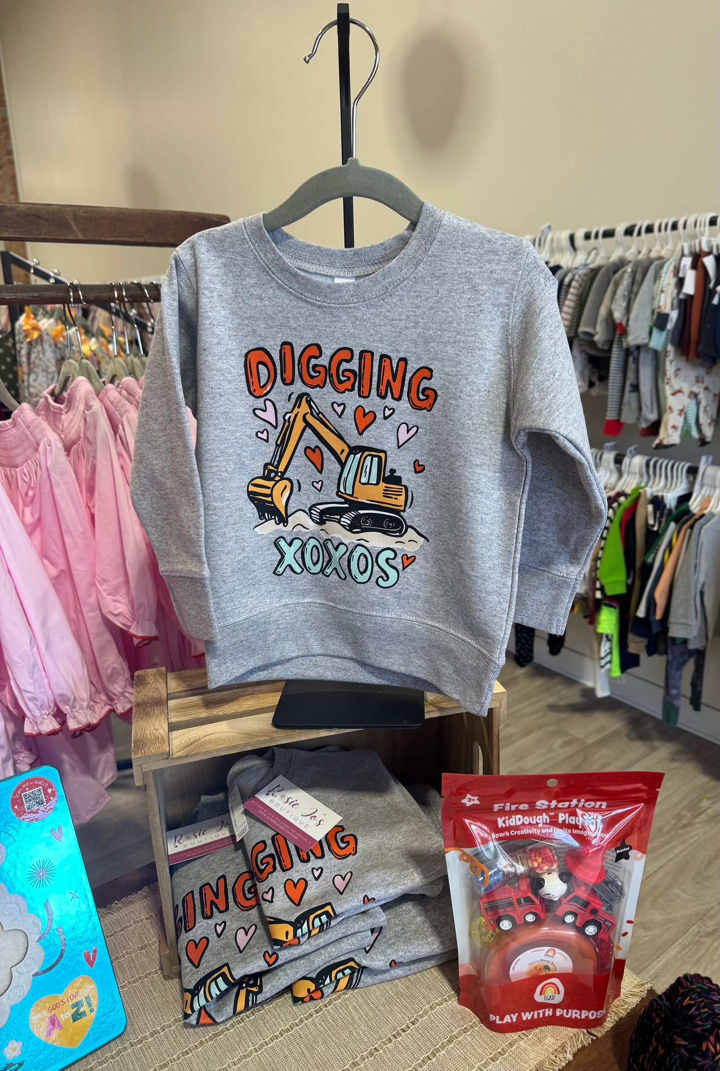 Digging Hugs & Kisses Crewneck