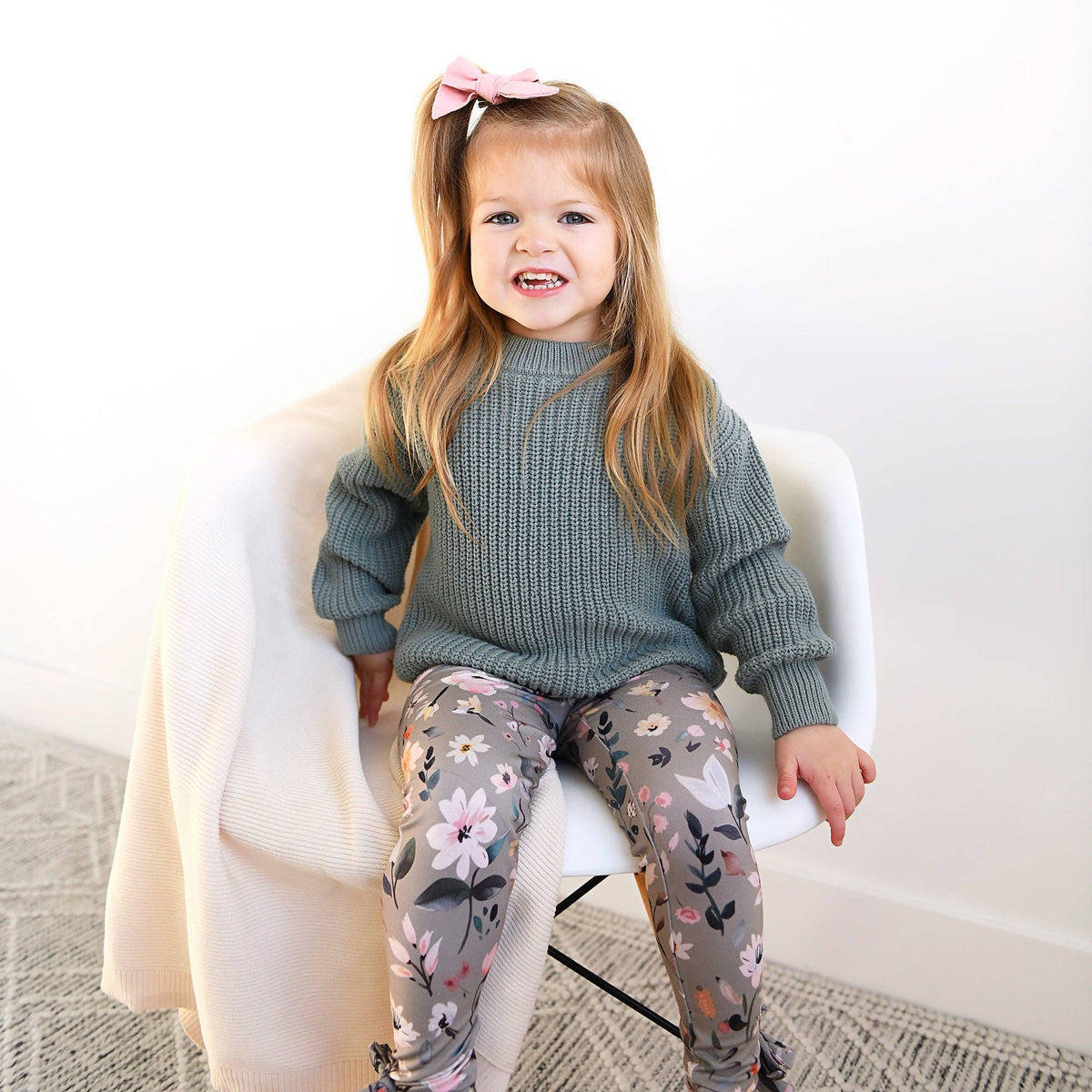 Eucalyptus Solid Knit Sweater