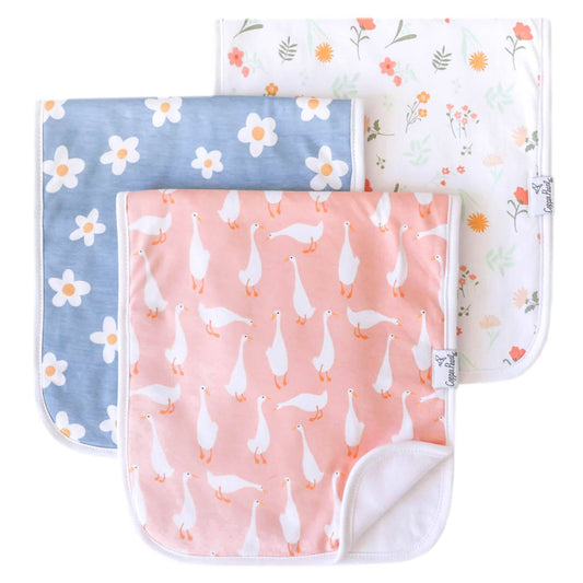 Goosie Premium Burp Cloths - 3 Pack