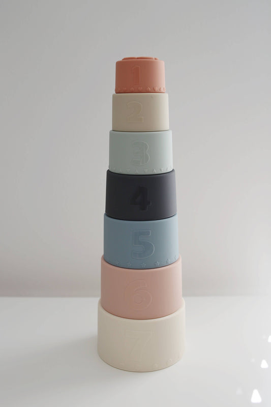Silicone Stacking Nesting Cups - Classic