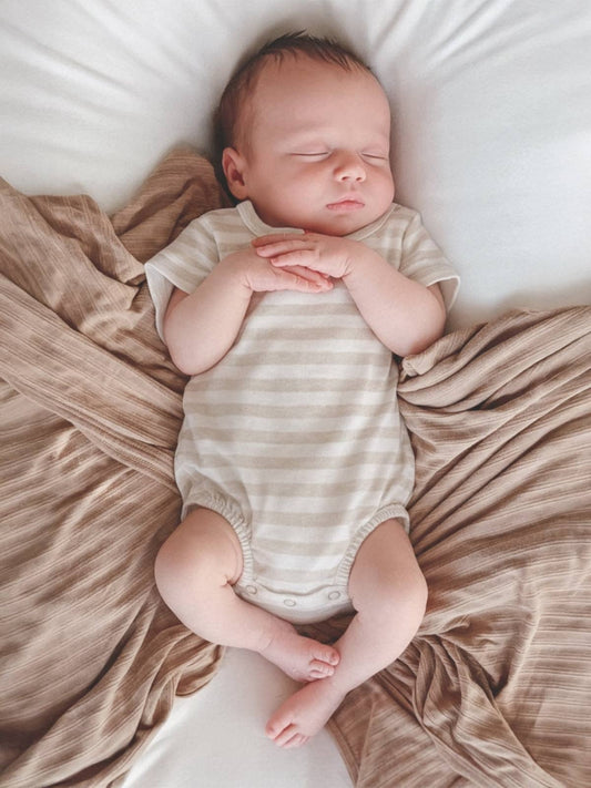 Sage Stripe T-Shirt Bubble