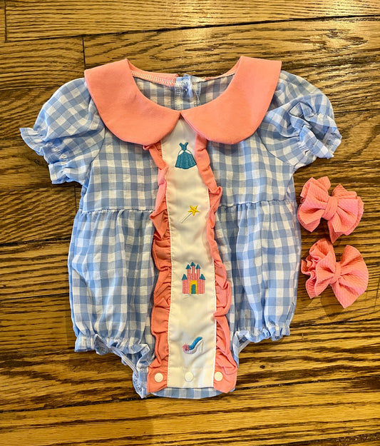 Once Upon A Time Smocked Romper