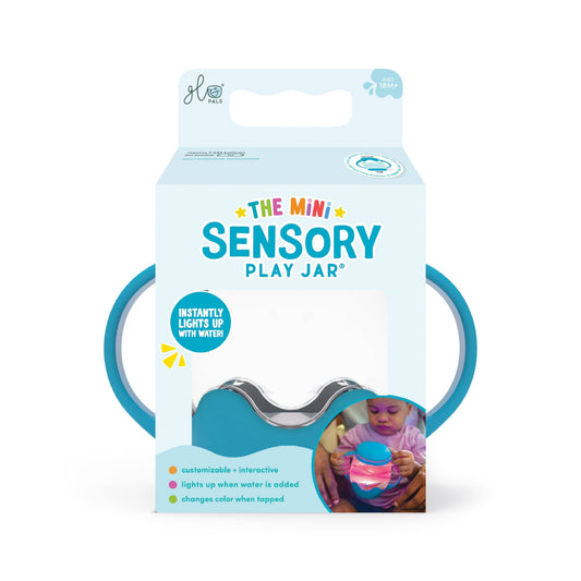 Glo Pals Mini Sensory Jar - Blue