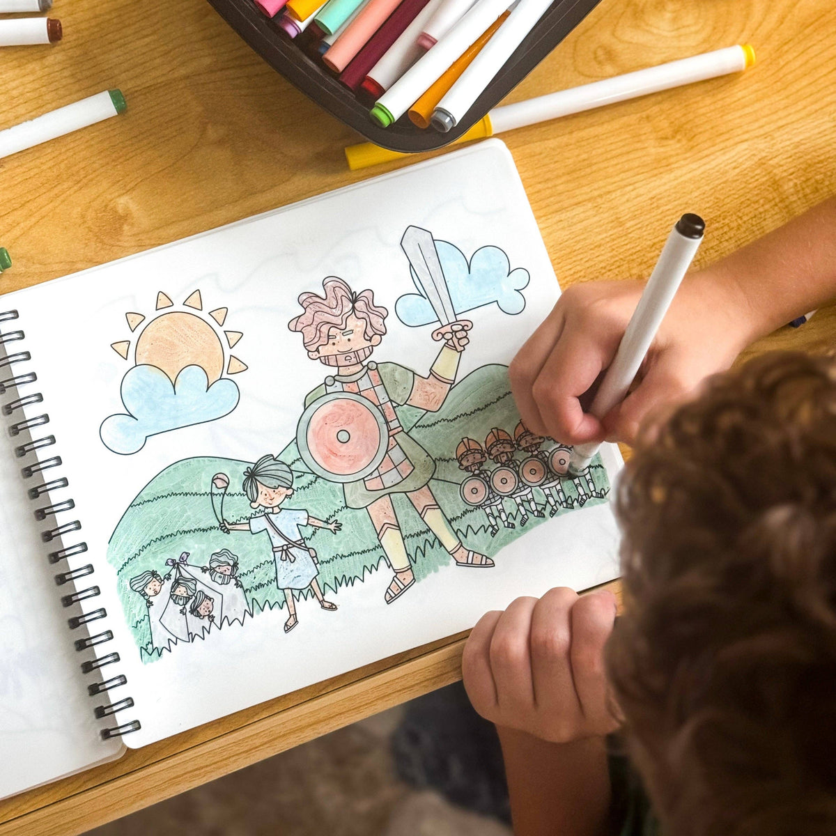 Bible Stories Silicone Coloring Book
