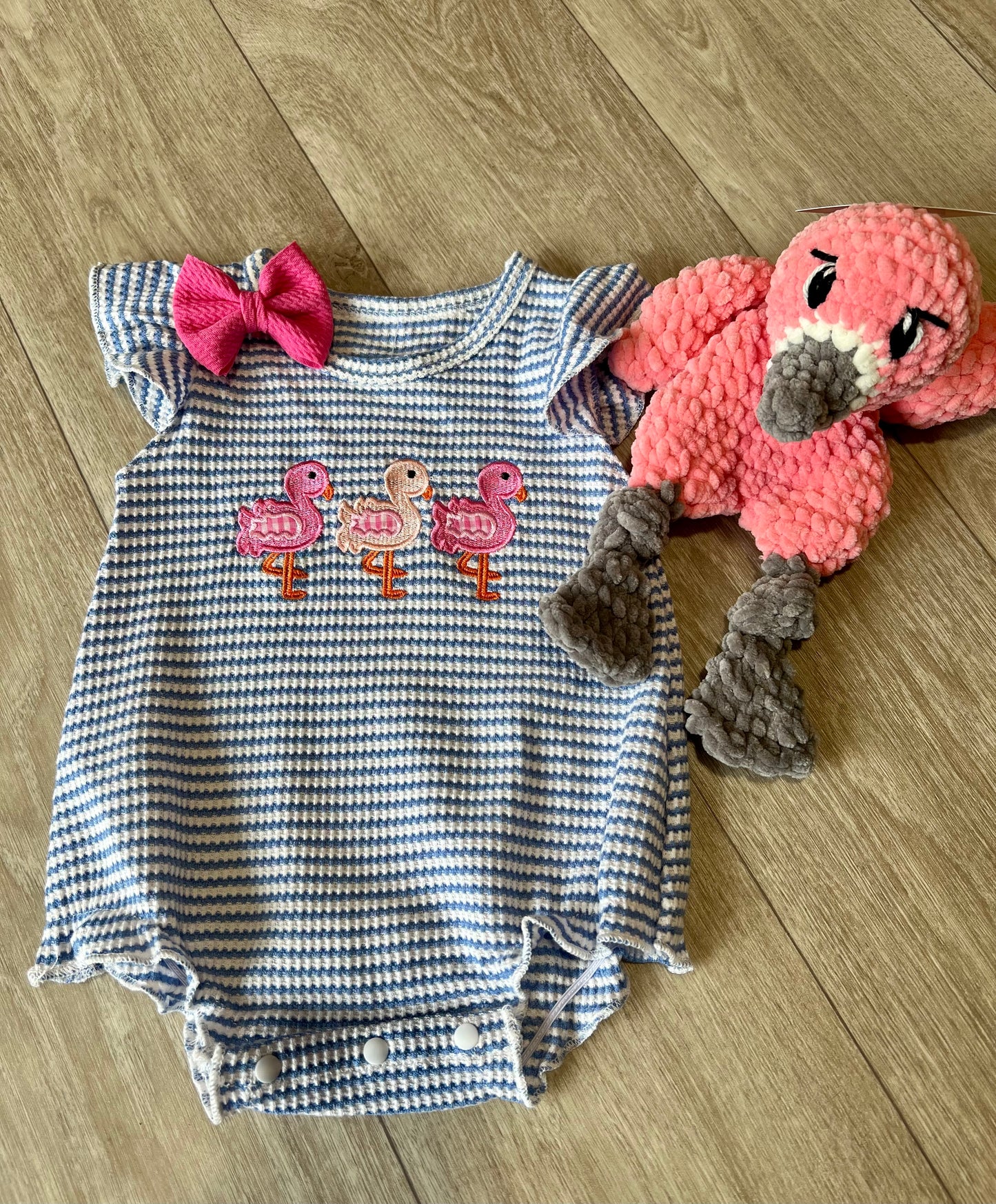 Flamingo Friends Romper