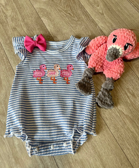 Flamingo Friends Romper