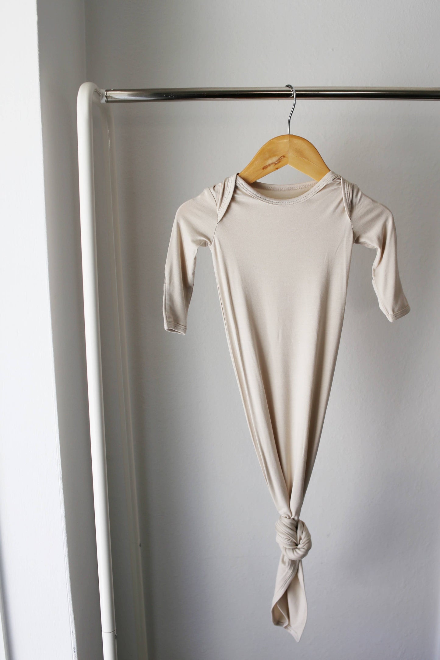 Bamboo Knotted Gown - Natural