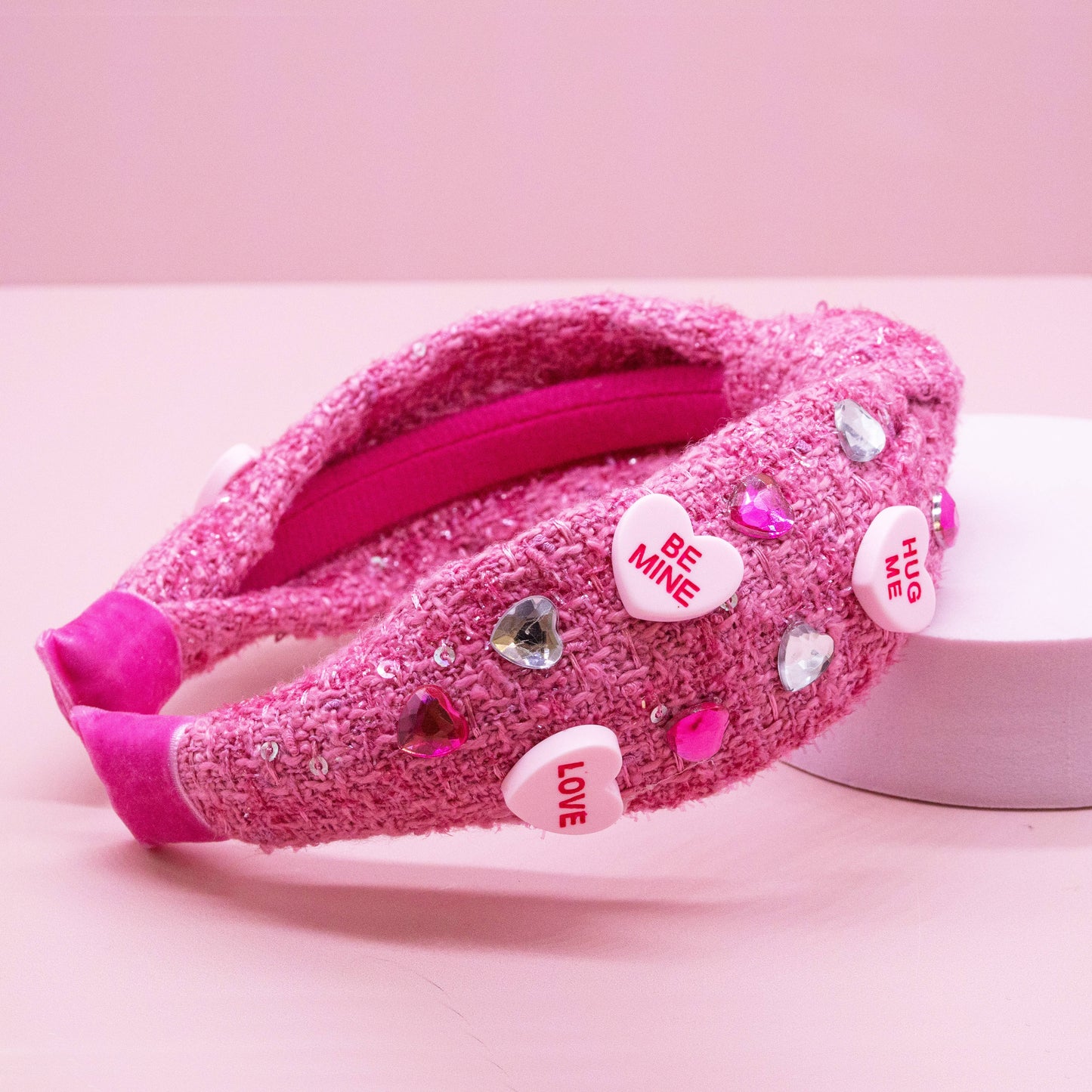 Valentine's Day Embellished Knot Headband