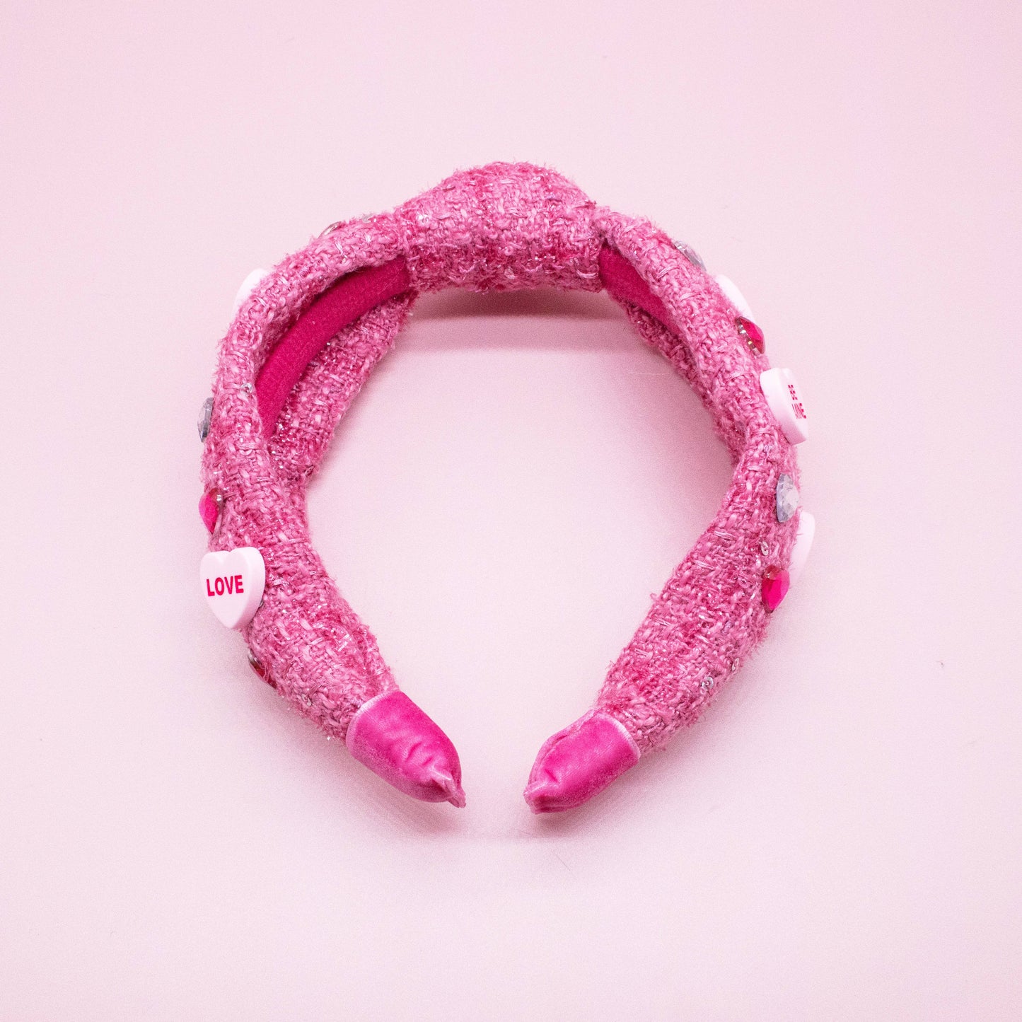 Valentine's Day Embellished Knot Headband