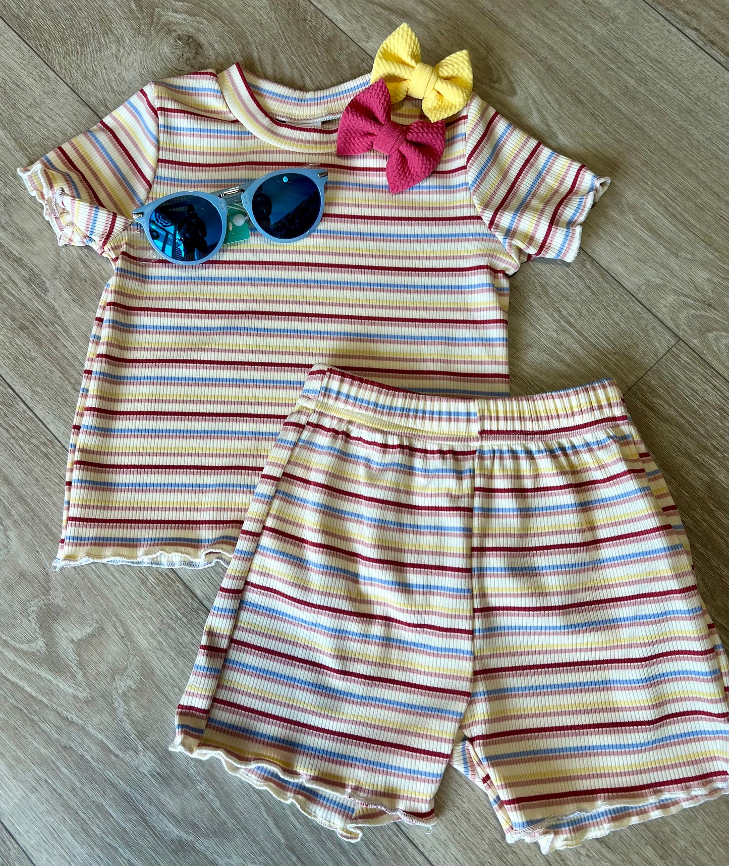Retro Rainbow Stripe Set