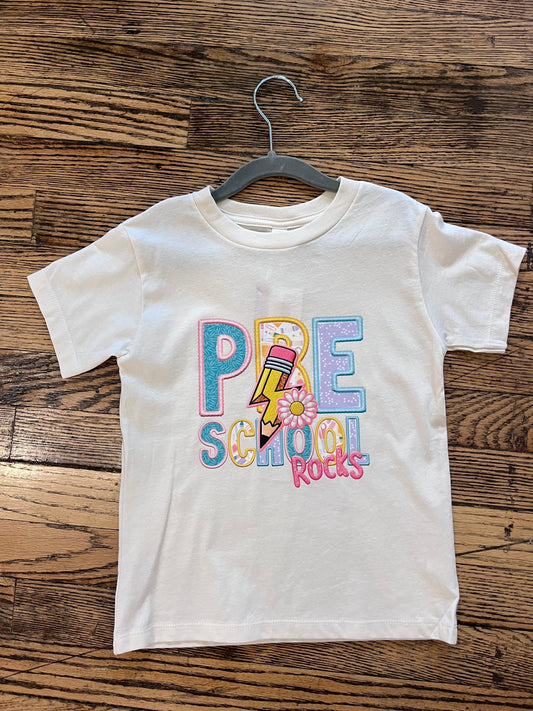 School Rocks Tee-Pink