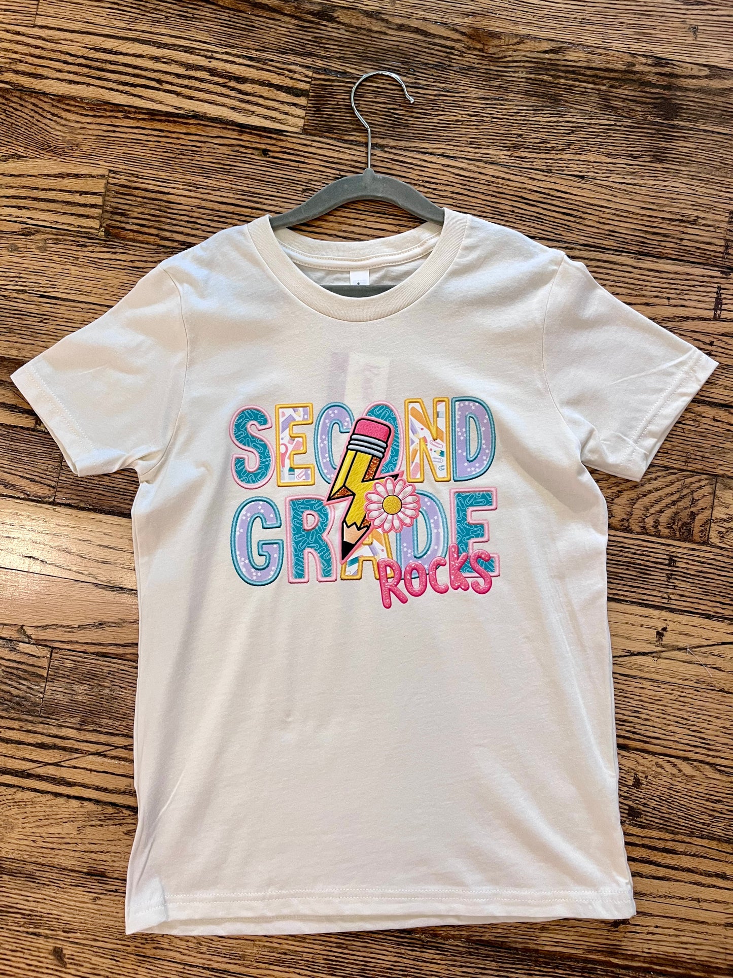 School Rocks Tee-Pink