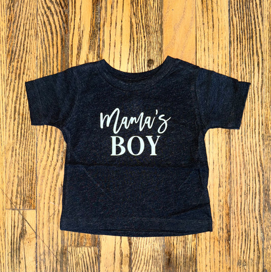 Mama's Boy Black Tee