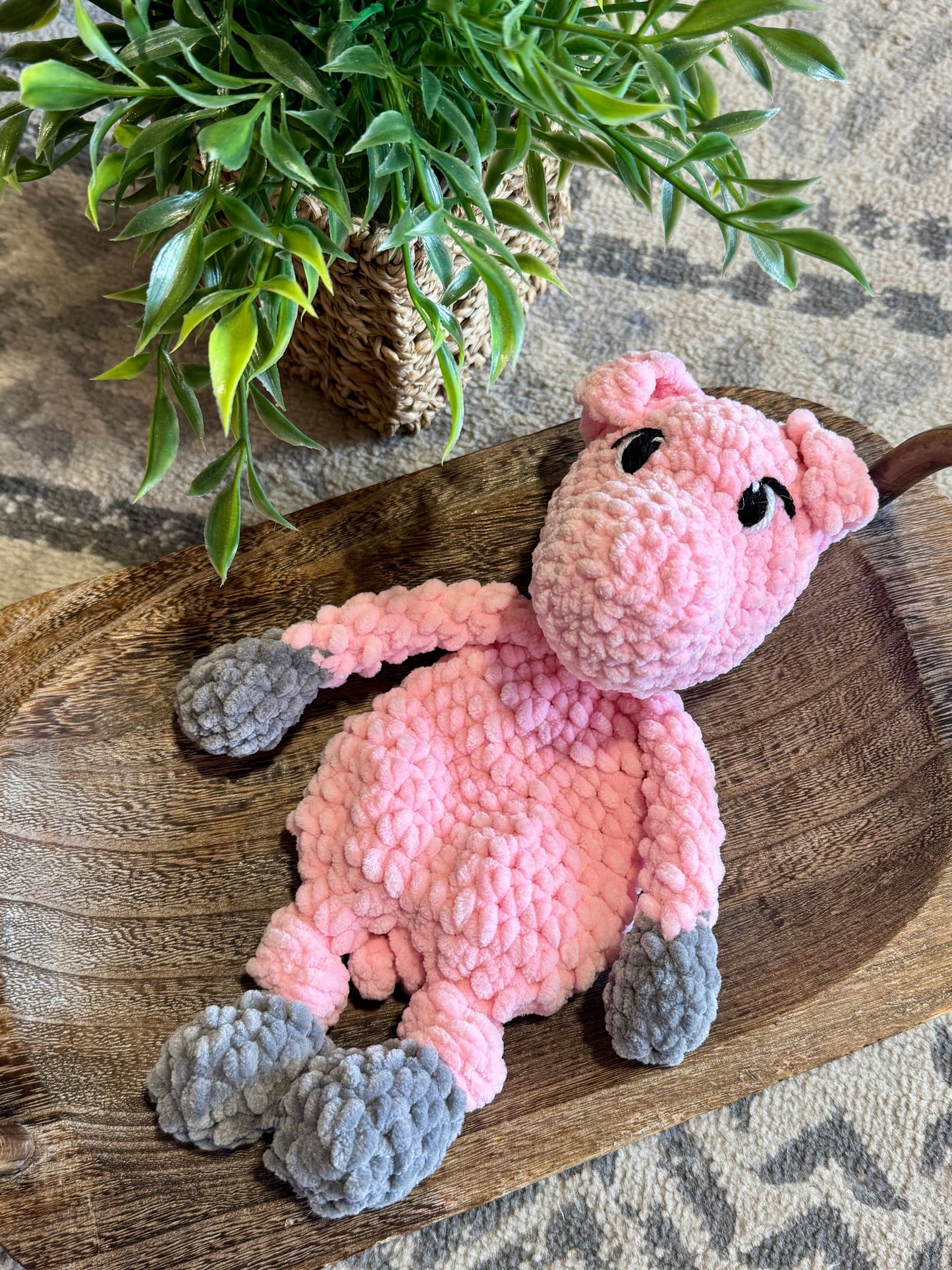 Crocheted Knot Lovey