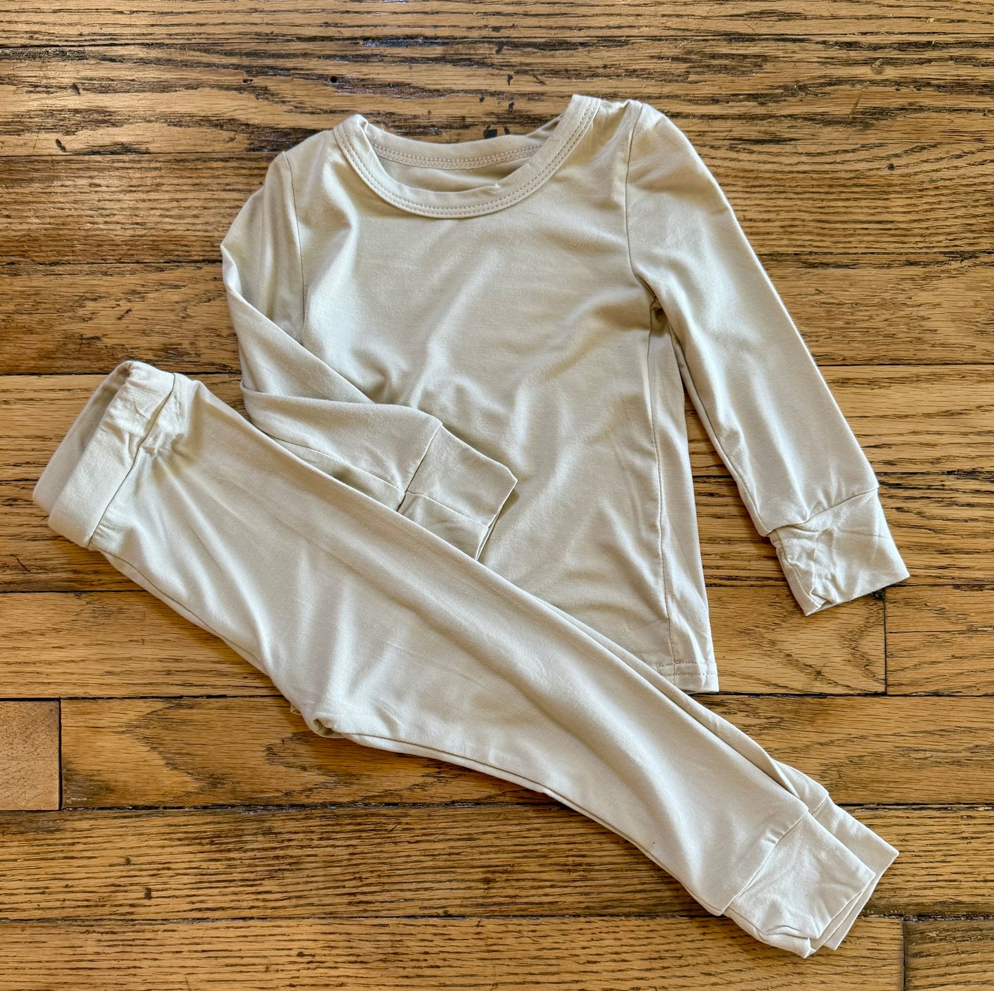 Two Piece Bamboo Set-Sand