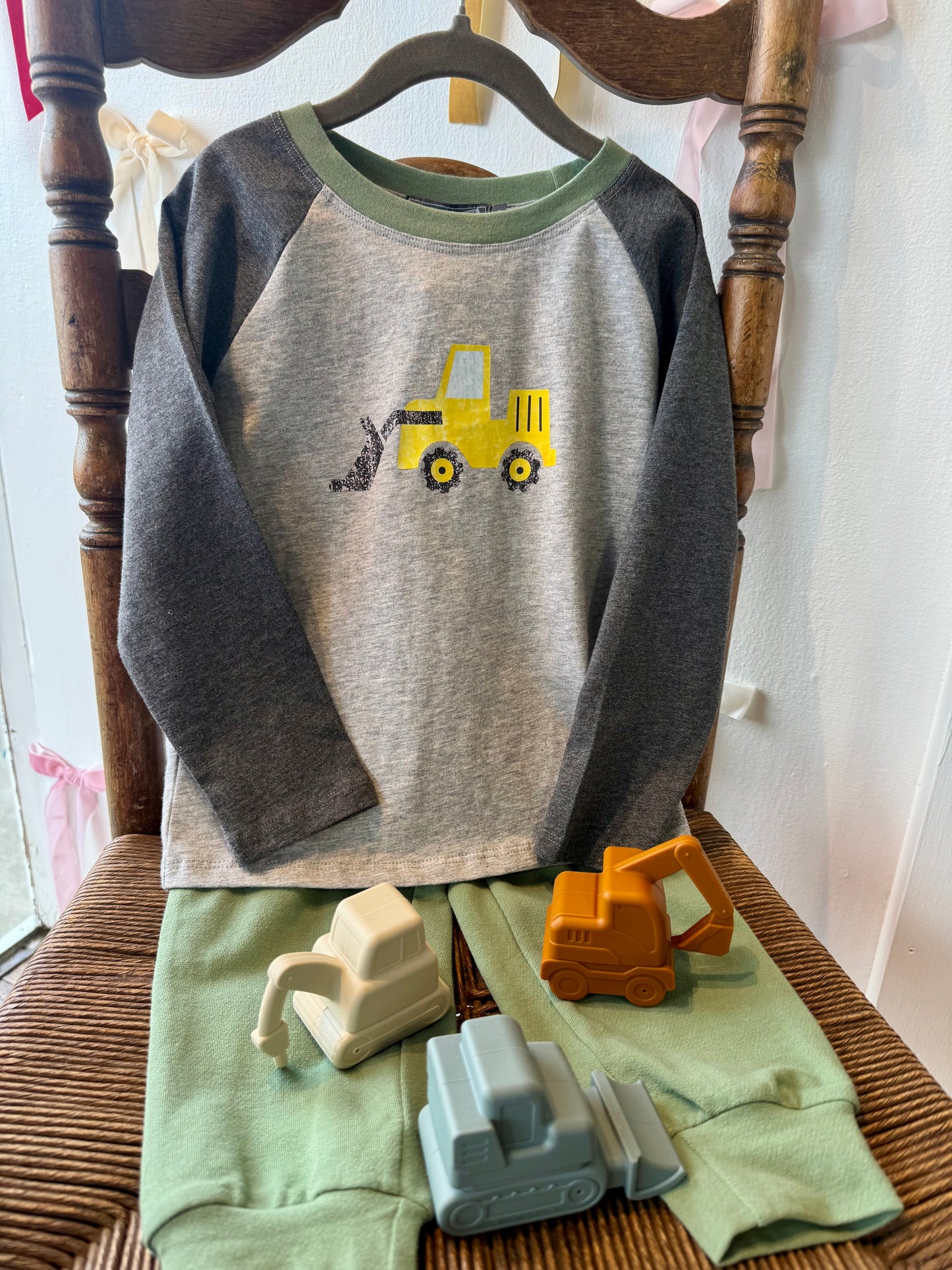 Construction Truck Tee &  French Terry Joggers