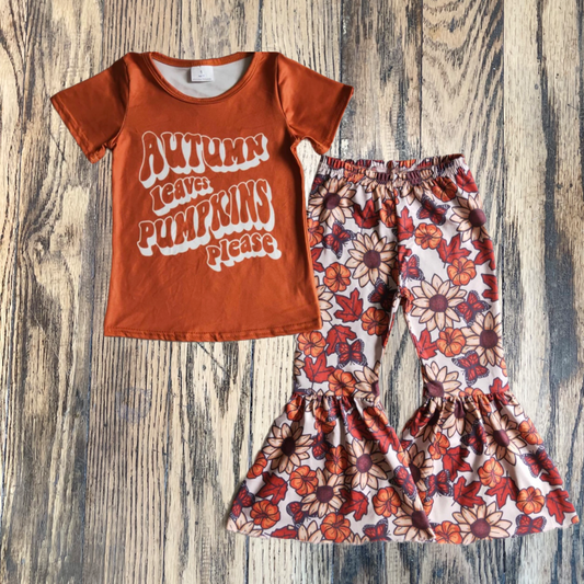 Autumn Leaves Two Piece Set